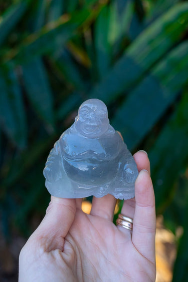 Lavender Fluorite Buddha